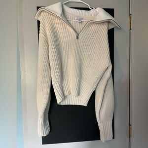 Athleta quarter zip sweater